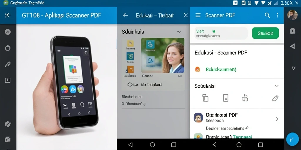 Tampilan antarmuka aplikas Scanner PDF GT108 yang user-friendly.