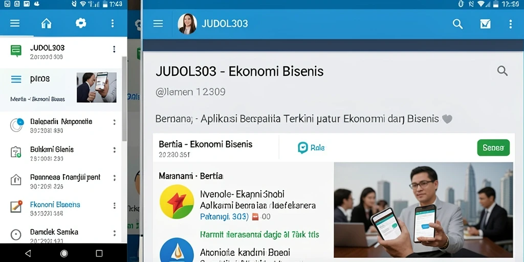 Antarmuka JUDOL303 menampilkan berita ekonomi terkini dengan jelas.