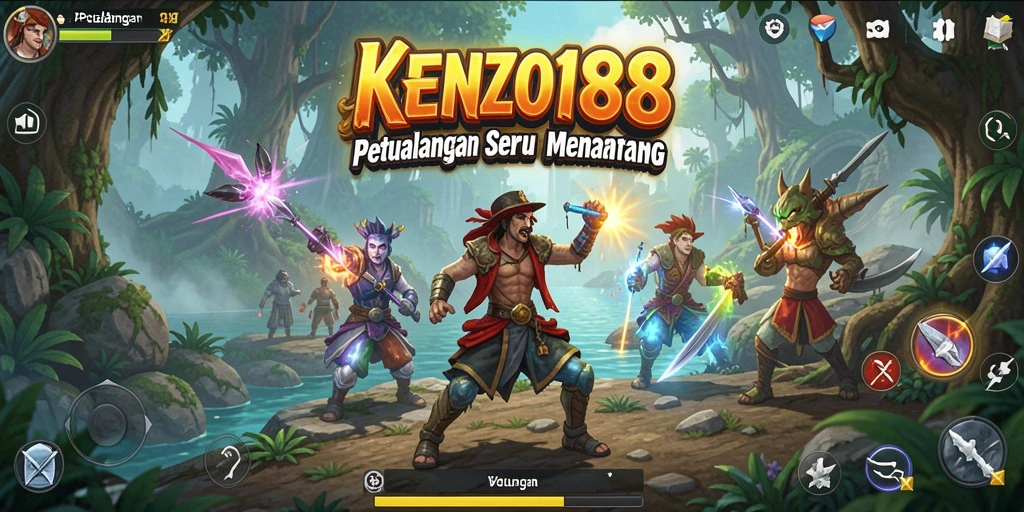 Antarmuka menakjubkan dari KENZO188 menunjukkan dunia petualangan yang menggugah.