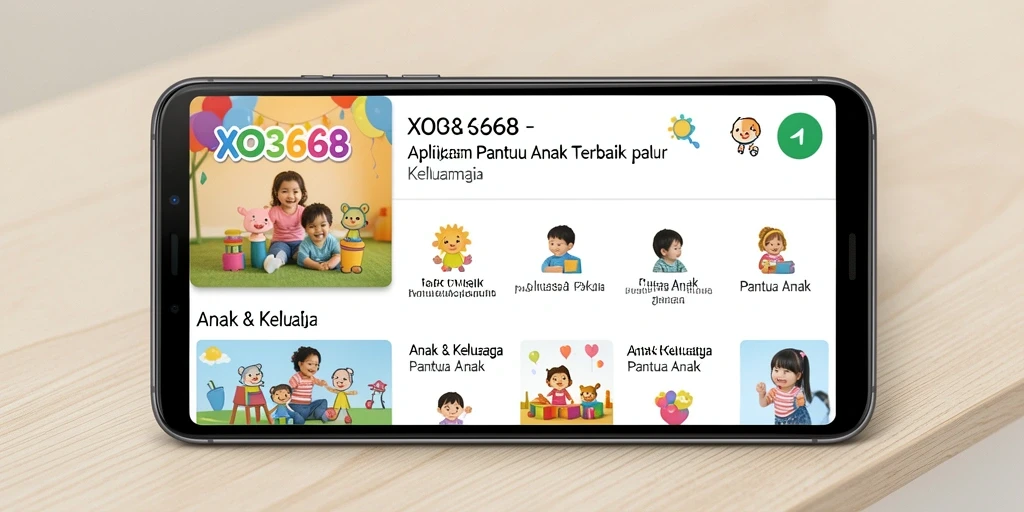 Antarmuka XO368 yang intuitif memudahkan navigasi untuk memantau anak.